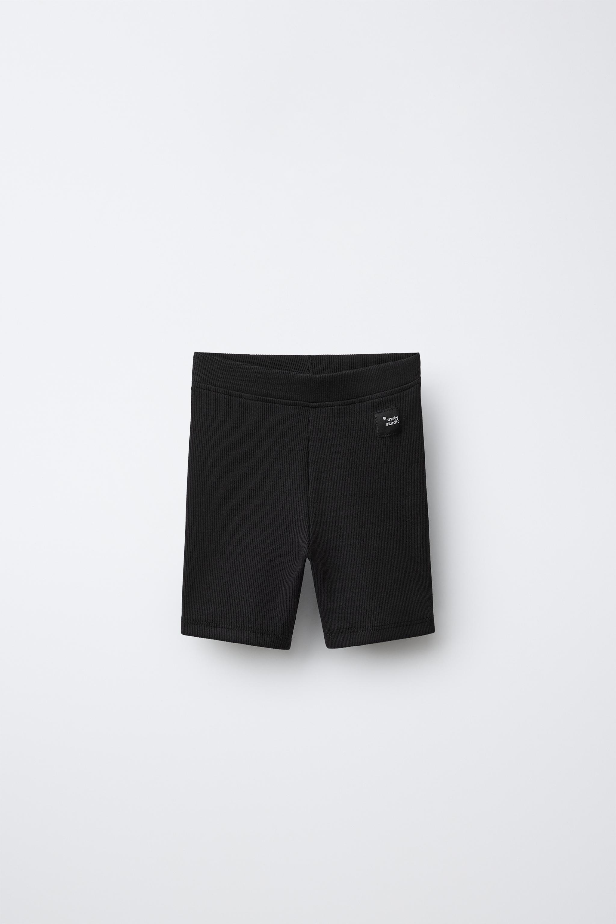 RIBBED CYCLIST LEGGINGS
